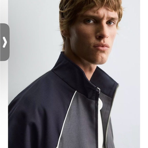 Zara Men’s Color Block Contrast Jacket - Picture 5 of 12